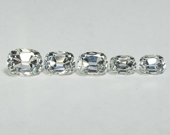 Elongated Old Mine Cut Highest Quality Cubic Zirconia, Choose Size and Color- RARE - USA SELLER!