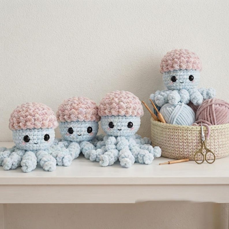 Crochet Octopus Amigurumi Pattern, Plush Toy Tutorial (PDF Download) - Etsy