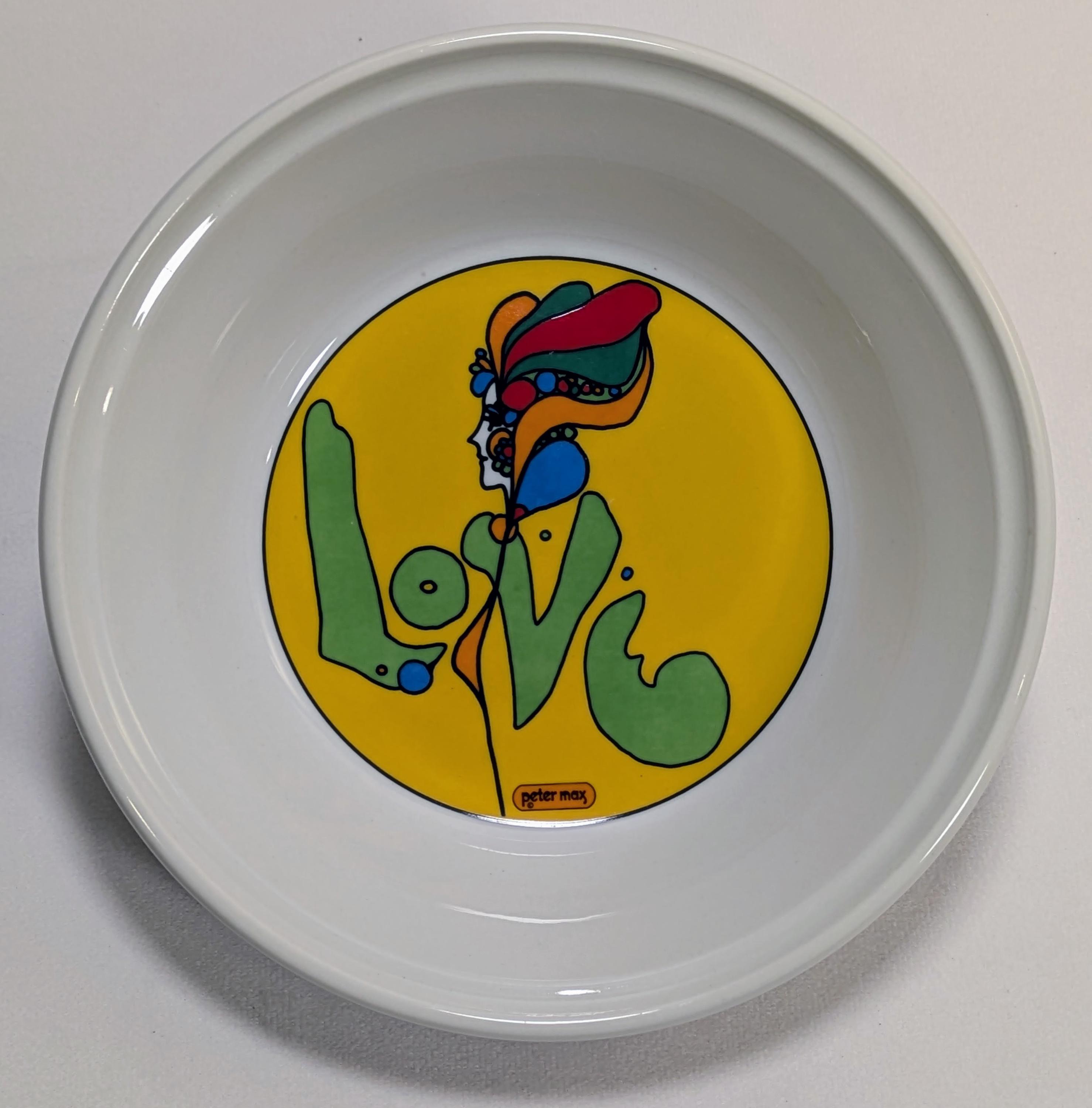 Peter Max Bowl - Etsy