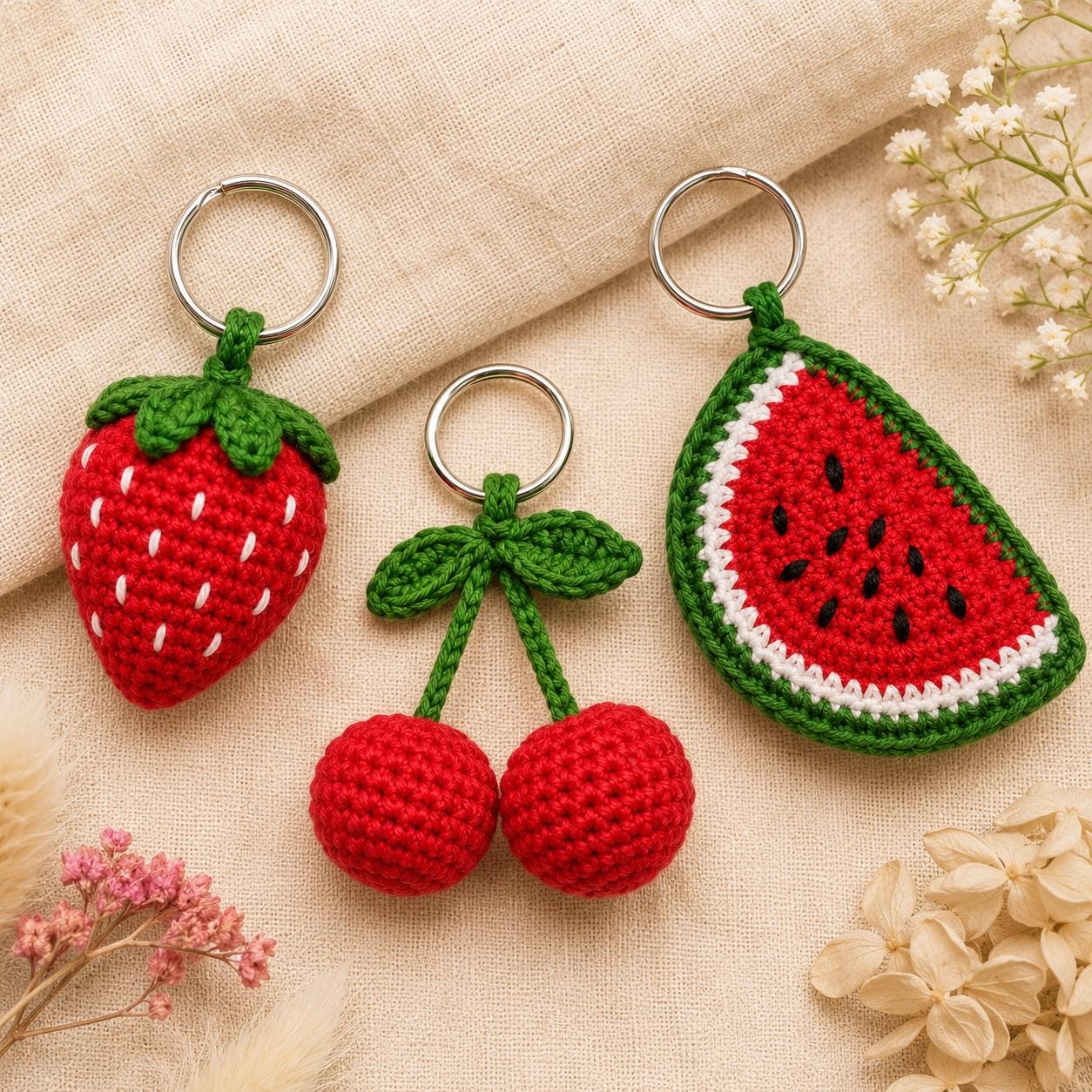 Fruit keychain - Etsy 日本