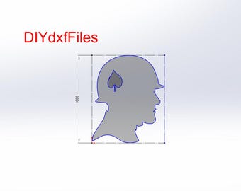WW2 Soldier DXF DWG: CNC, Plasma, Laser & Waterjet Cut Files (Digital Download)