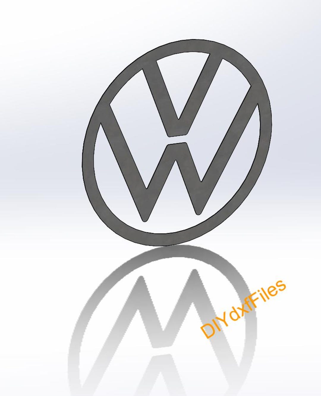 Vw Dxf Engine VW Logo Digital Files (dxf & Dwg) for Laser Cutting, CNC, Plasma, Water ...