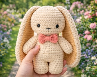 Amigurumi Bunny Crochet Pattern  PDF| Bunny Pattern Toys| Easy Beginner Toy (PDF Pattern English)