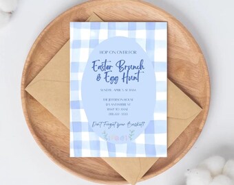 Easter Brunch Egg Hunt Invitation (Digital Download)