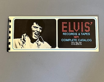 1971 RCA Elvis Records & Tapes Complete Catalog