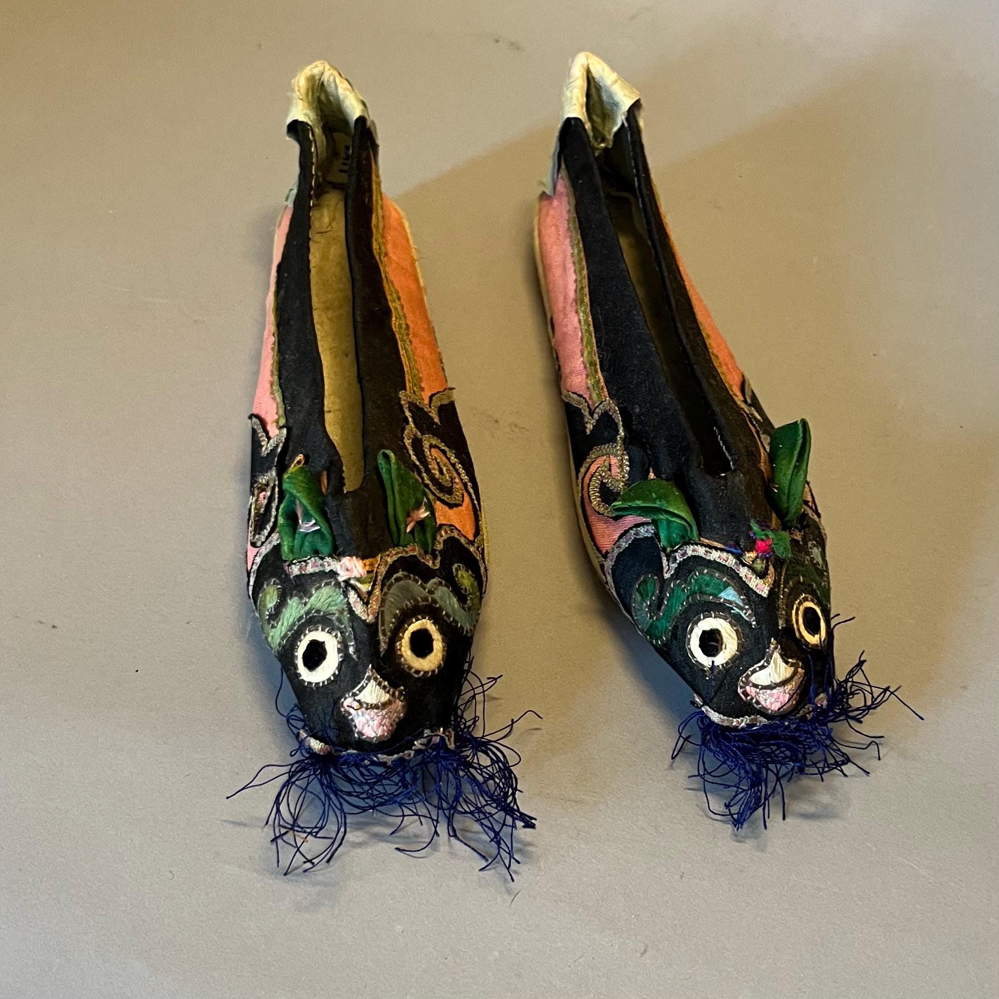 Antique Chinese Baby Shoes - Etsy