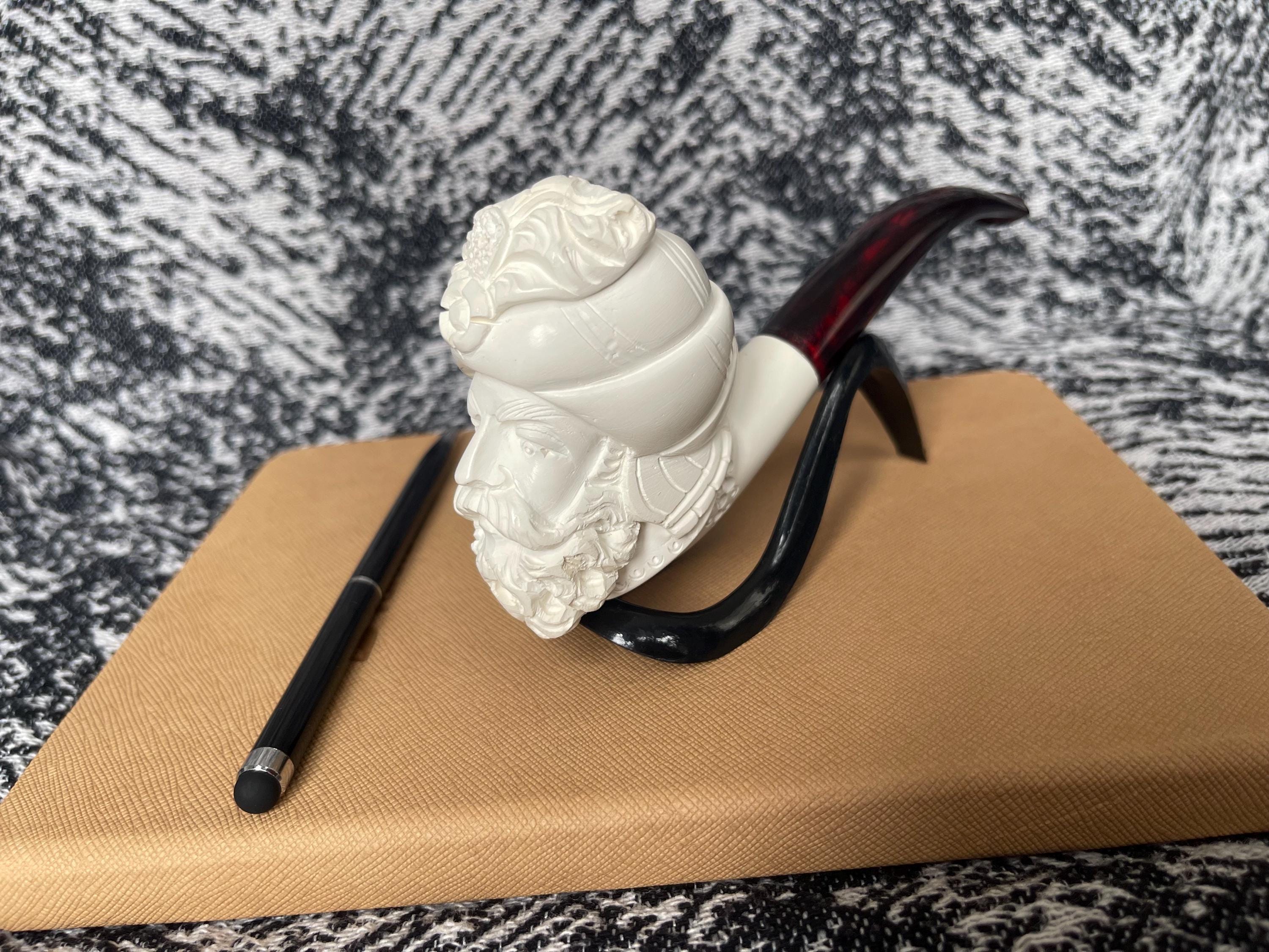 極上彫最高級 トルコ メシャムパイプ 海泡石 スルタン ターバン Meerschaum pipe - Etsy 日本