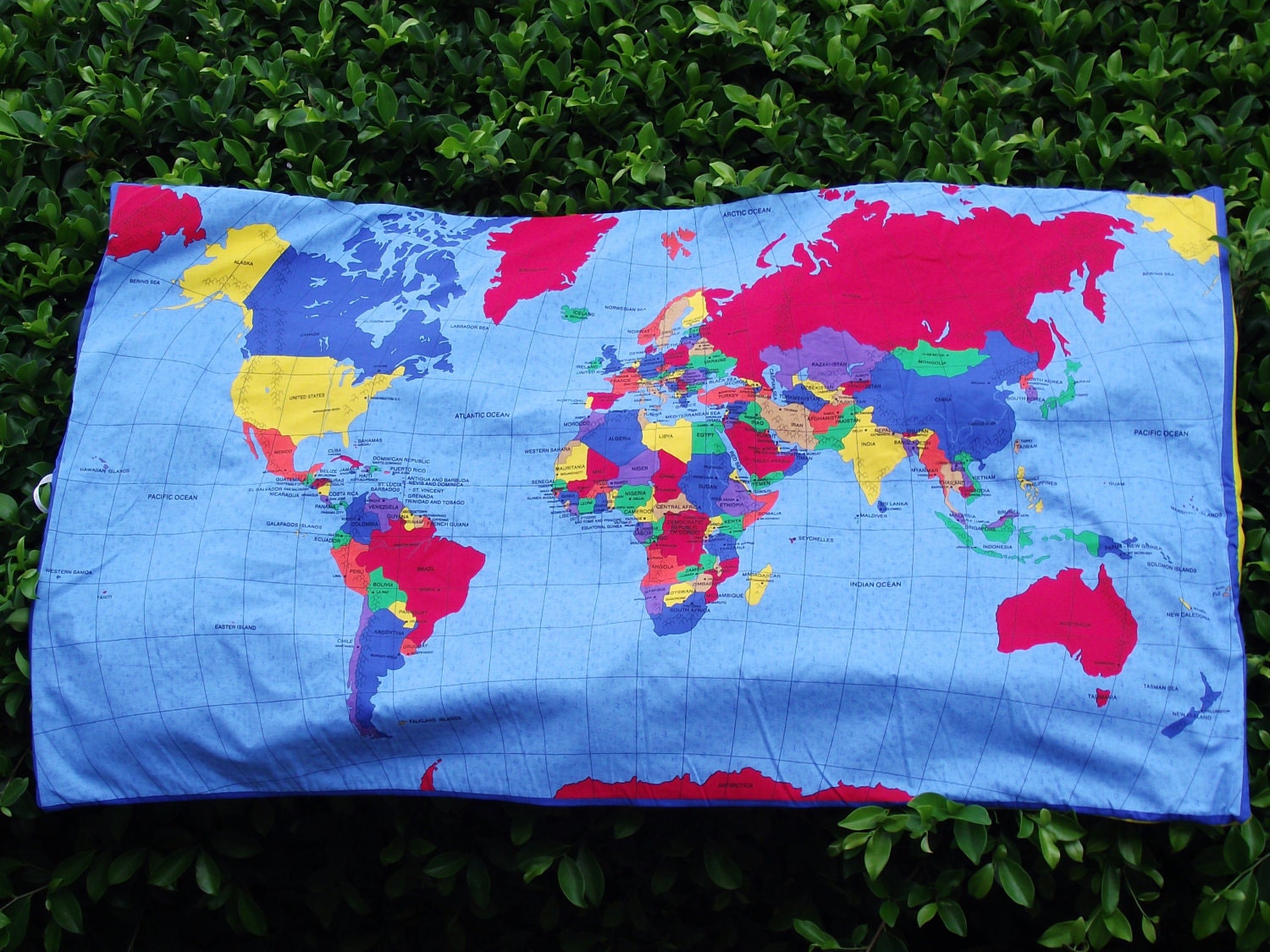 World Map Playmat Etsy