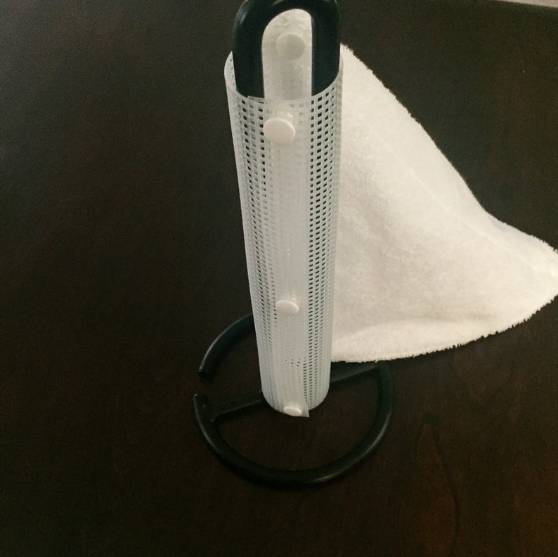 Non paper Towel Plastic Holder with Snaps image 4