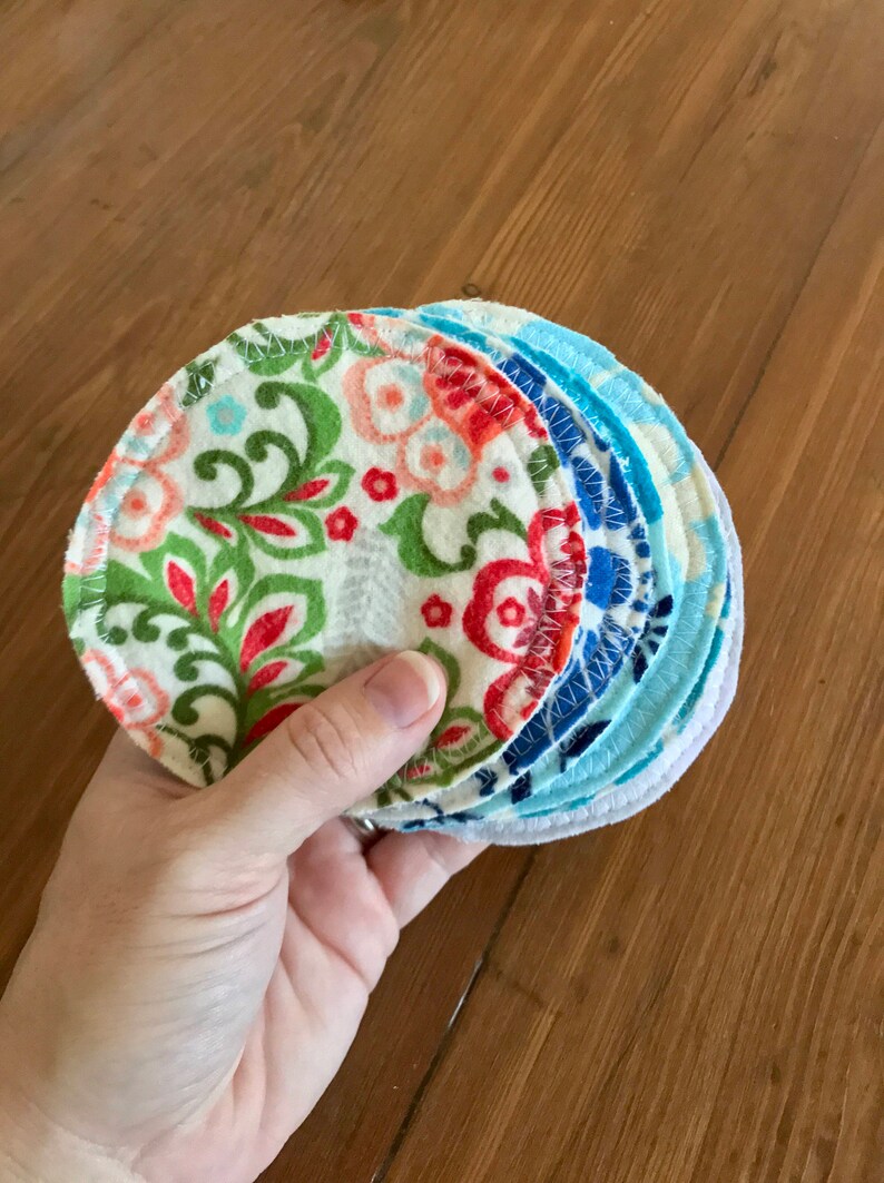 Make up Remover Pads Reusable Eco Friendly Cloth Set of 6 Etsy
