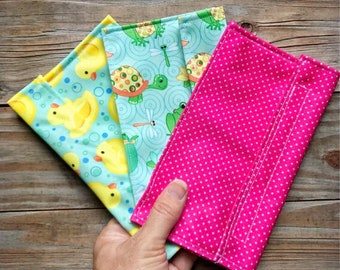 Reusable snack bags eco friendly , zero waste , and washable cloth
