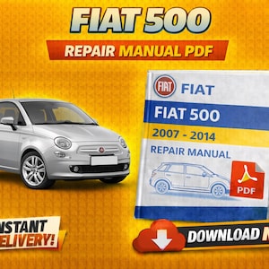 Fiat 500 workshop manual - Etsy 日本
