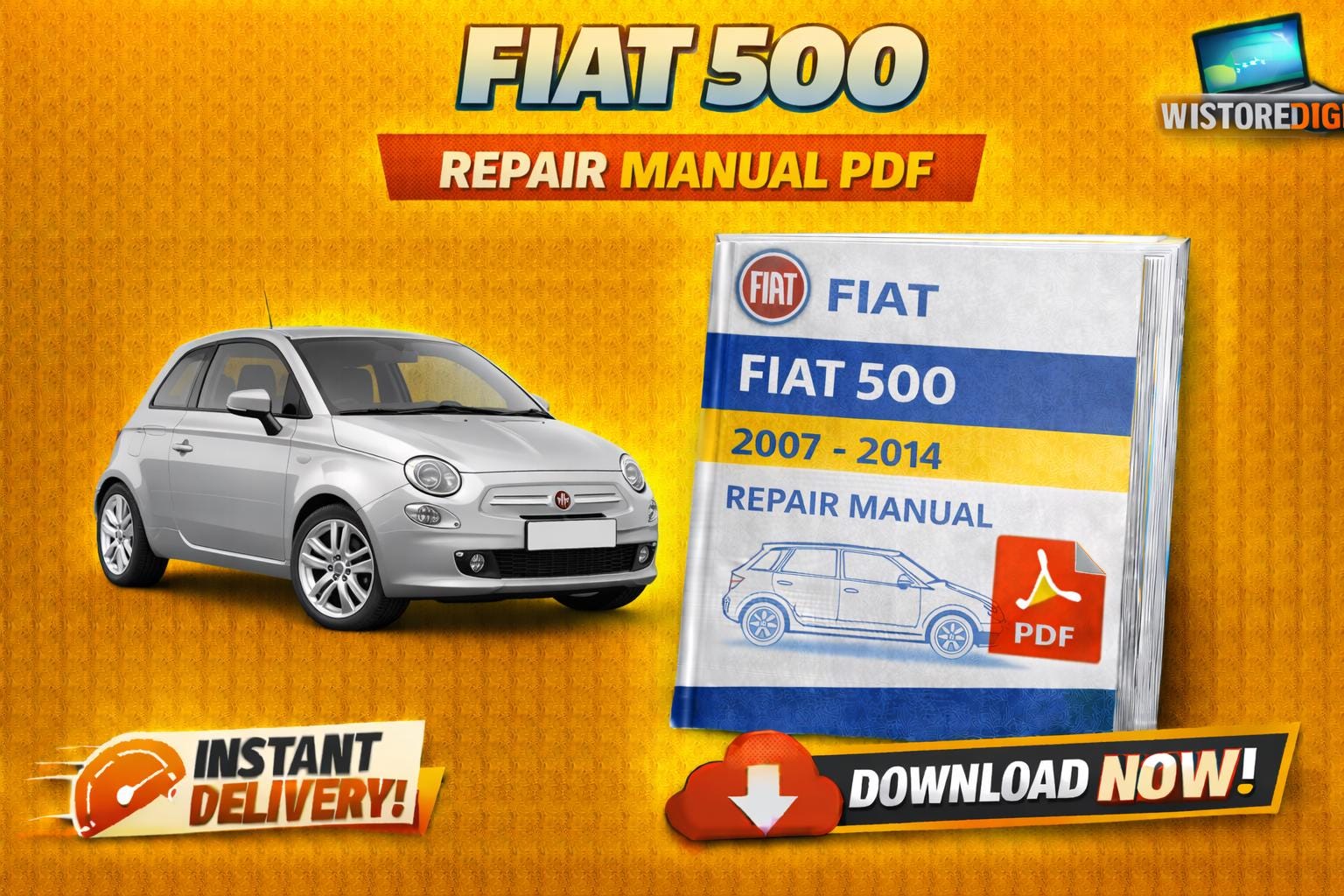 Fiat 500 workshop manual - Etsy 日本