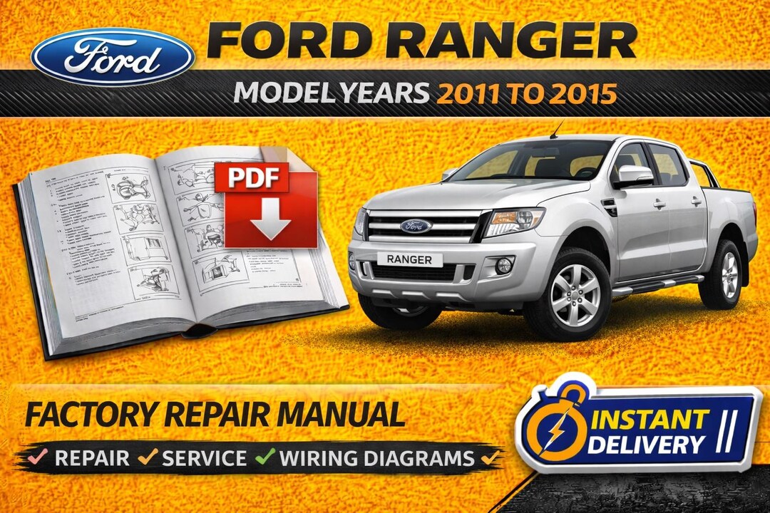 Toolcraft Pdf Ranger Ford Ranger Repair Manual PDF (2011-2015) | Workshop Service Manual ...