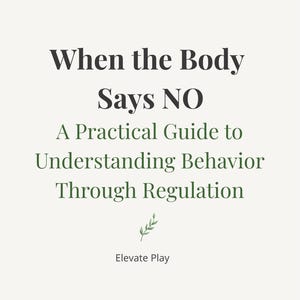 When the Body Says No | Regulation-Based Behavior Guide for Teachers & Parents | Understanding Behavior