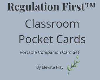 Regulation First™ 教室や家庭で使えるビジュアルポケットカード