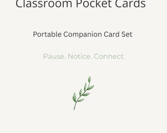 Karty kieszonkowe do klasy Regulation First™, edycja dla nauczyciela