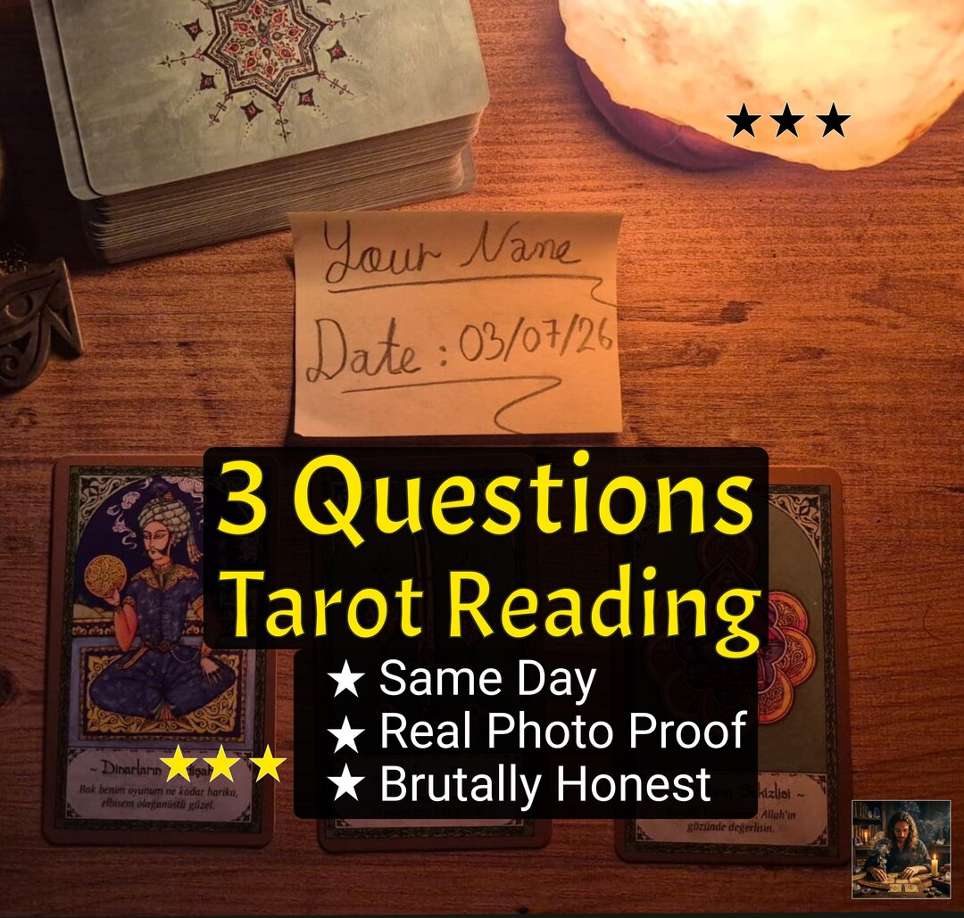 3 Question Tarot Reading – Same Day Psychic Insight (PDF Reading) - Etsy