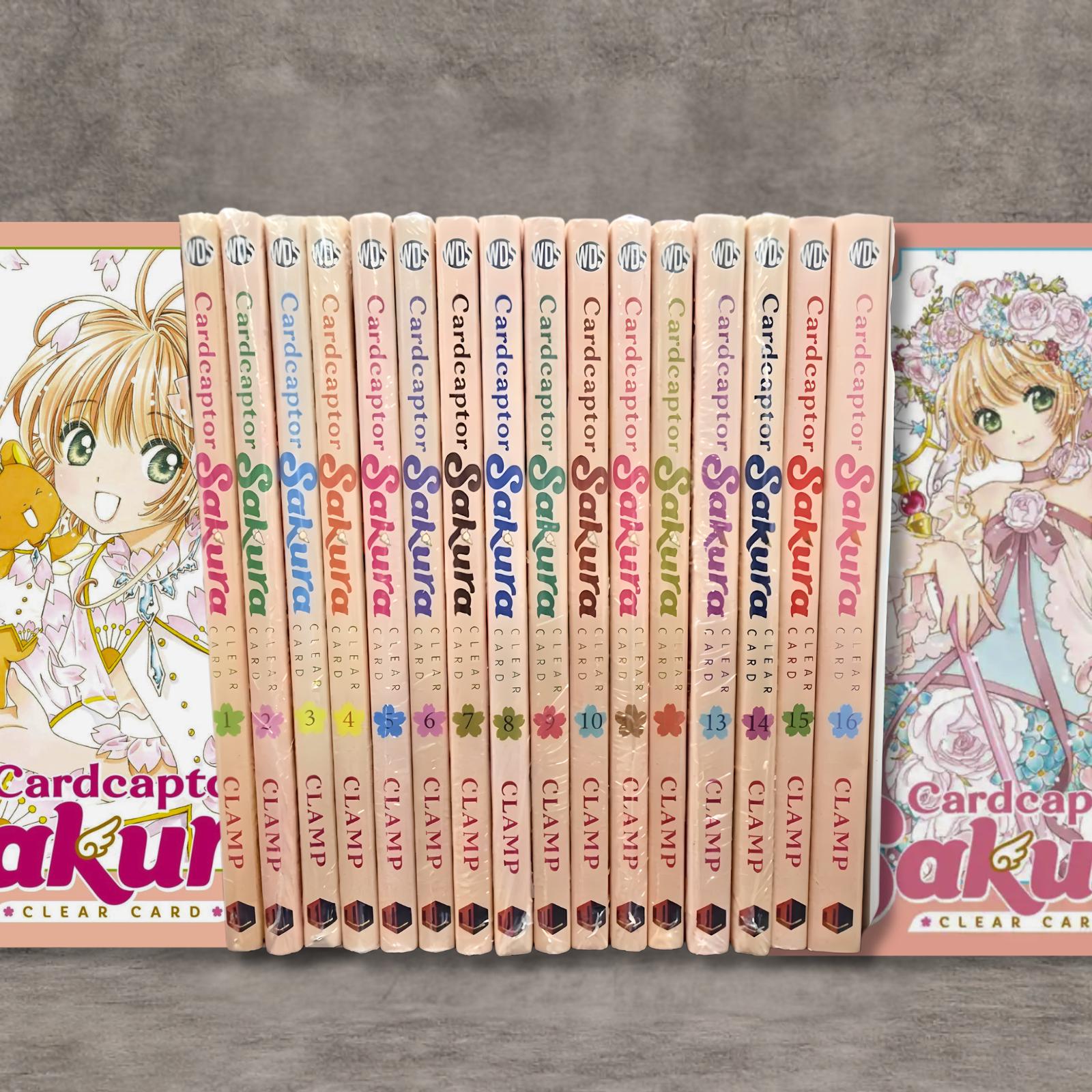 Cardcaptor Sakura-clear Card Manga Vol 1-16 Complete Set CLAMP