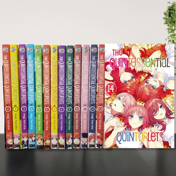The Quintessential Quintuplets Manga Vol 1-14 Complete Set English