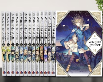 Colección completa de cómics en inglés de Witch Hat Atelier, volúmenes 1 a 14. Nuevos y sellados.