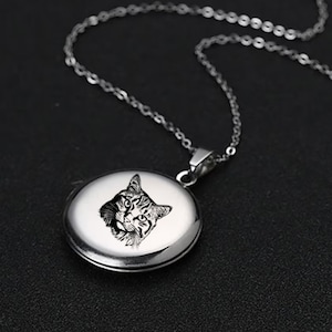 Your Cat's Picture on a Locket