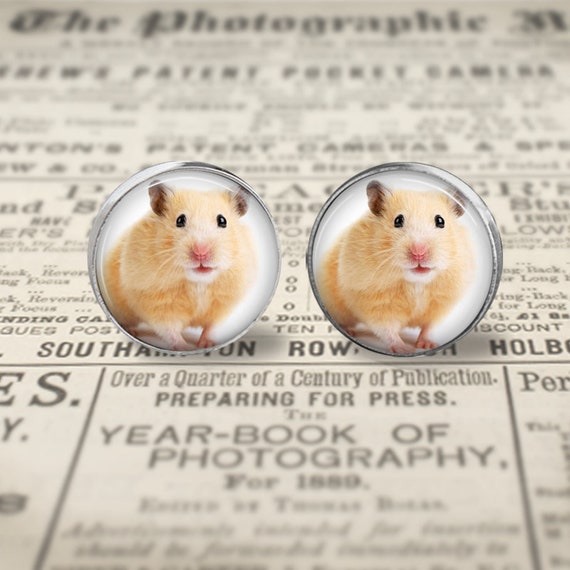 hamster earrings