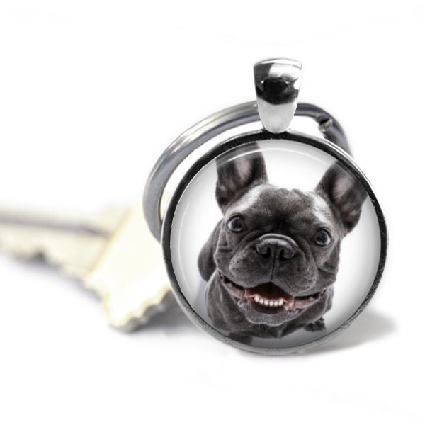 Your French Bulldog's Photo on a Keychain