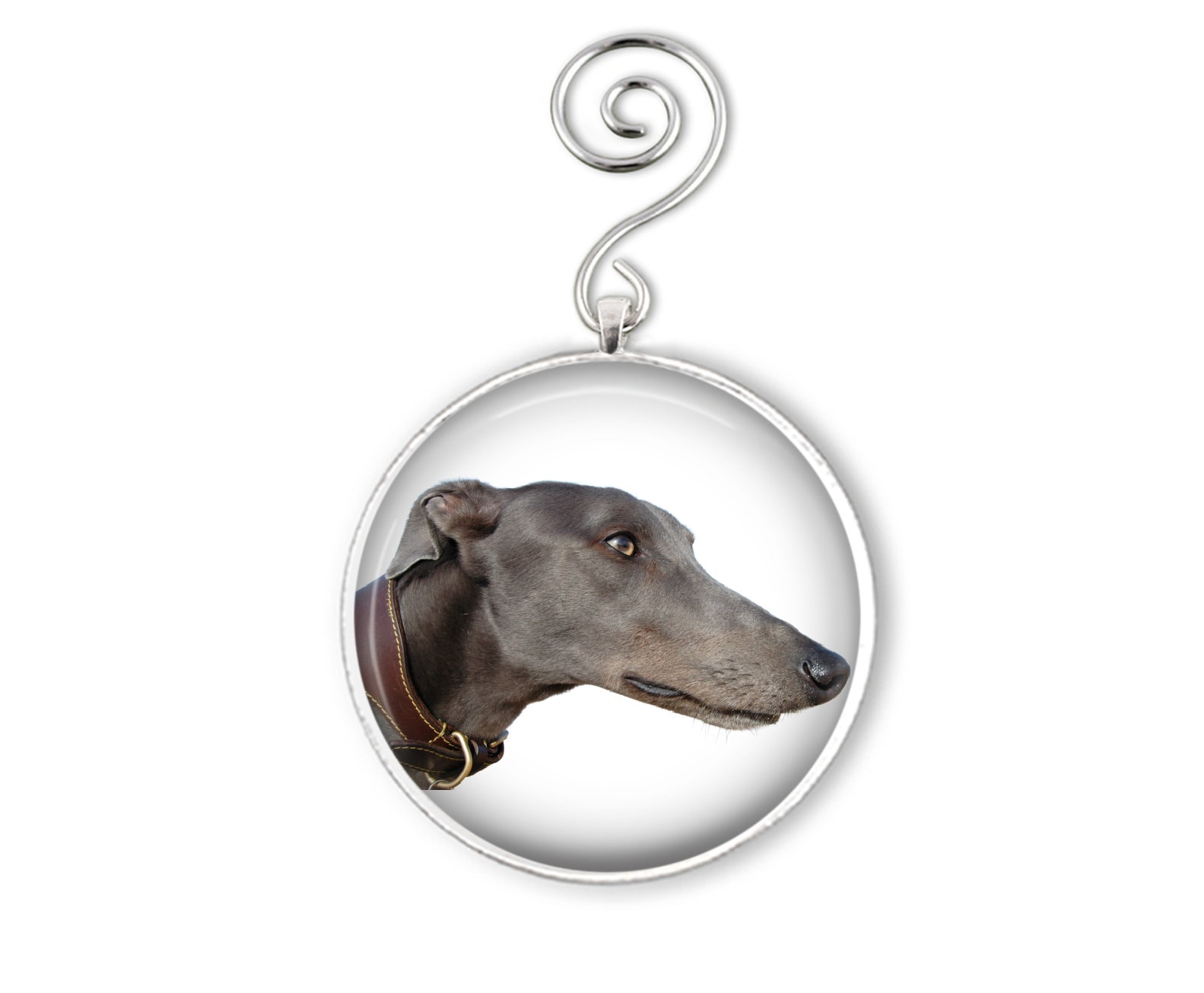 Mens Mans Ladies Womens Humorous Novelty Ornament For Dog Lovers Whippet Greyhound Design Lead Ideal for Collectors Birthday Christmas SecretSanta Valentines Present 