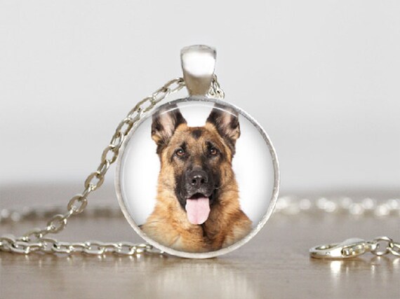 german shepherd pendant