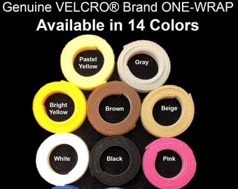 By the yard - Genuine VELCRO® Brand Hook and Loop Fastener - Single Color by the Yard  - Your Choice - Doll Closure
