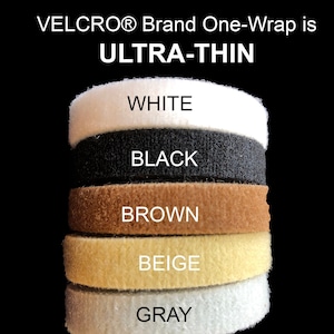 5 or 10 Yard Combo Pack - Neutral Colors - VELCRO® Brand Hook and Loop Fastener - Doll Clothes Closure