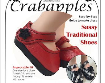 Classic Shoes - A Girl for All Time - PDF Pattern - Mary Janes - AGAT - Dress Shoes