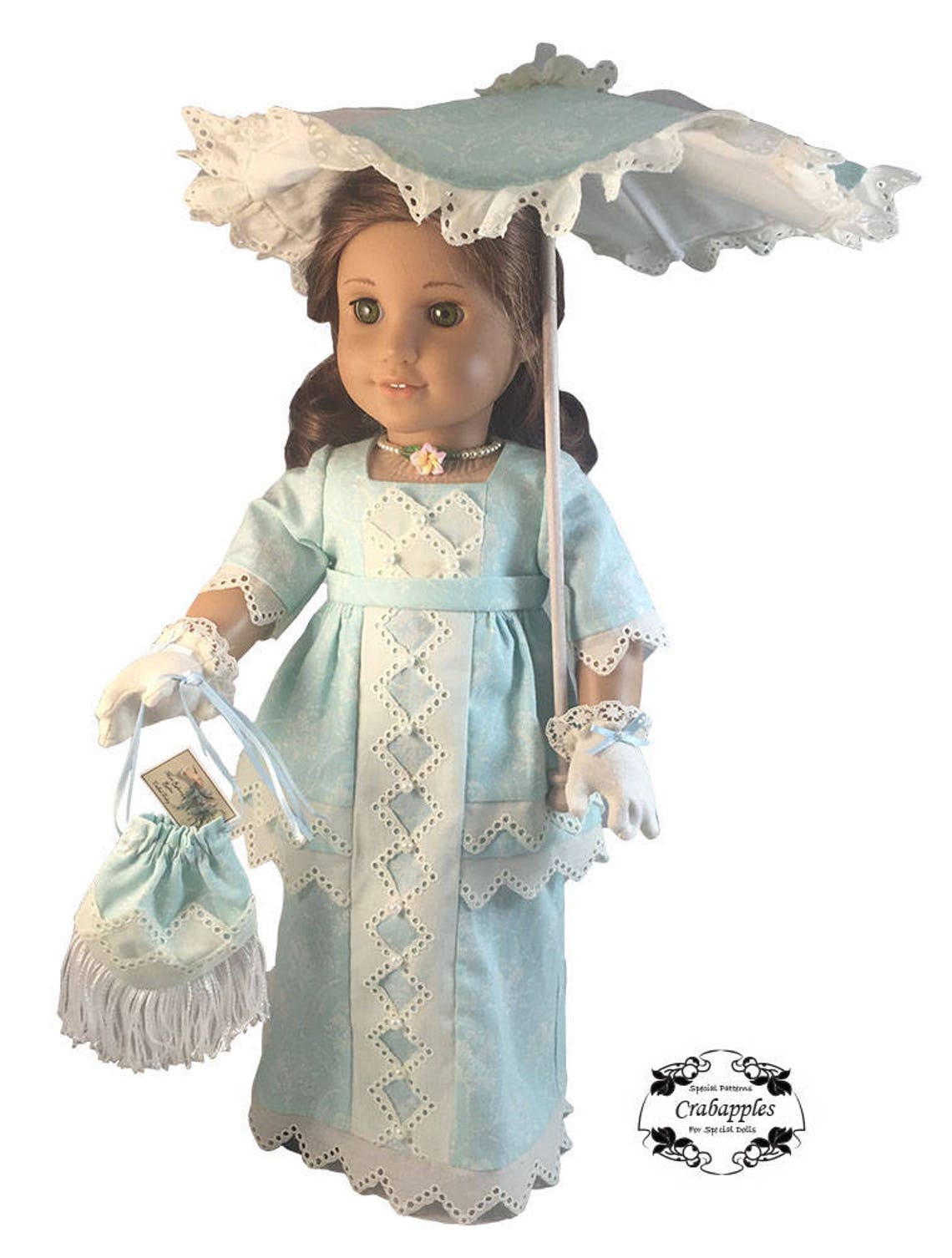 Doll Parasol 18 inch doll Umbrella kit parasol Etsy