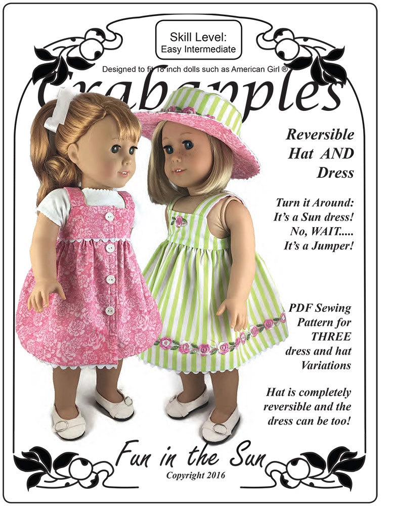 Ensemble été Poupée 18 Pouces – Haut Bretelles Et Pantalon Imprimé Floral – Vêtement Pour American Girl – Cadeau Fille