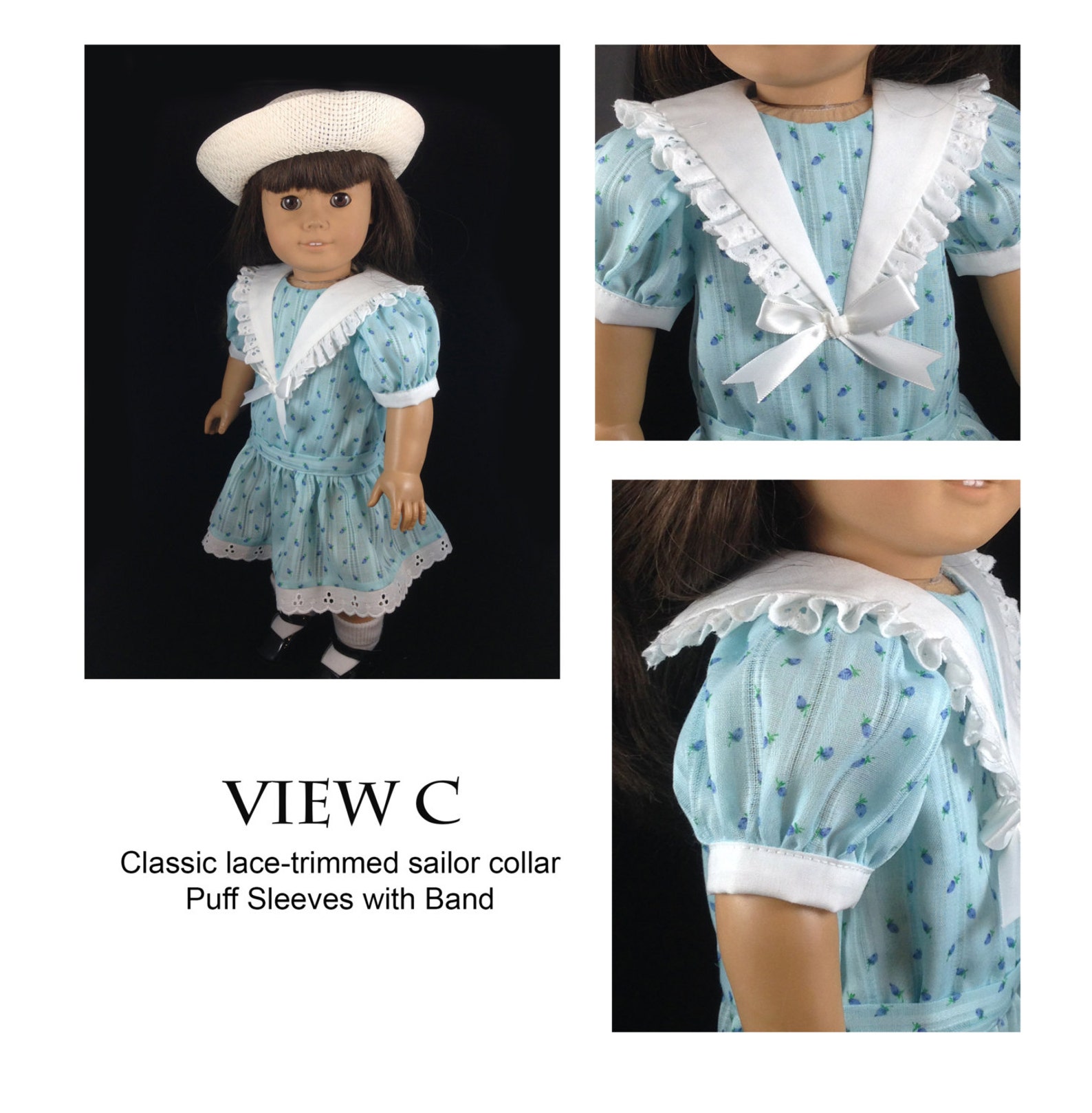 Garden Party Doll Dress 18 Dolls PDF Instant Download Etsy