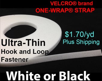 10 Yard Genuine Velcro Brand: 3/8" One Wrap, No Snag - Doll Clothes