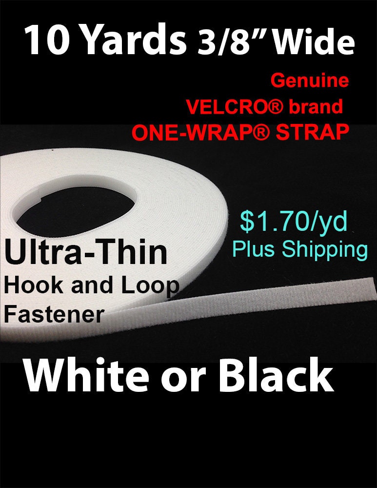 Ultra Thin VELCRO® Brand Double Sided Hook and Loop Tape 3 Yards 3