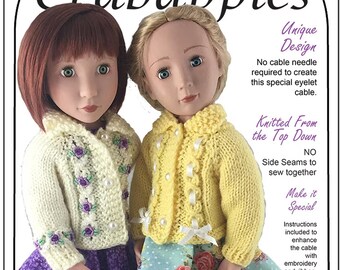 Eyelet Cable Cardigan for A Girl for All Time