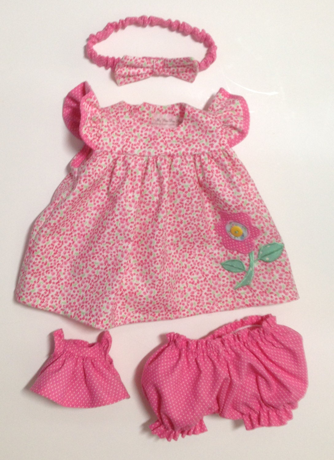 Flutter Sleeve Dress PDF Pattern to Fit 18 Baby Dolls | Etsy UK