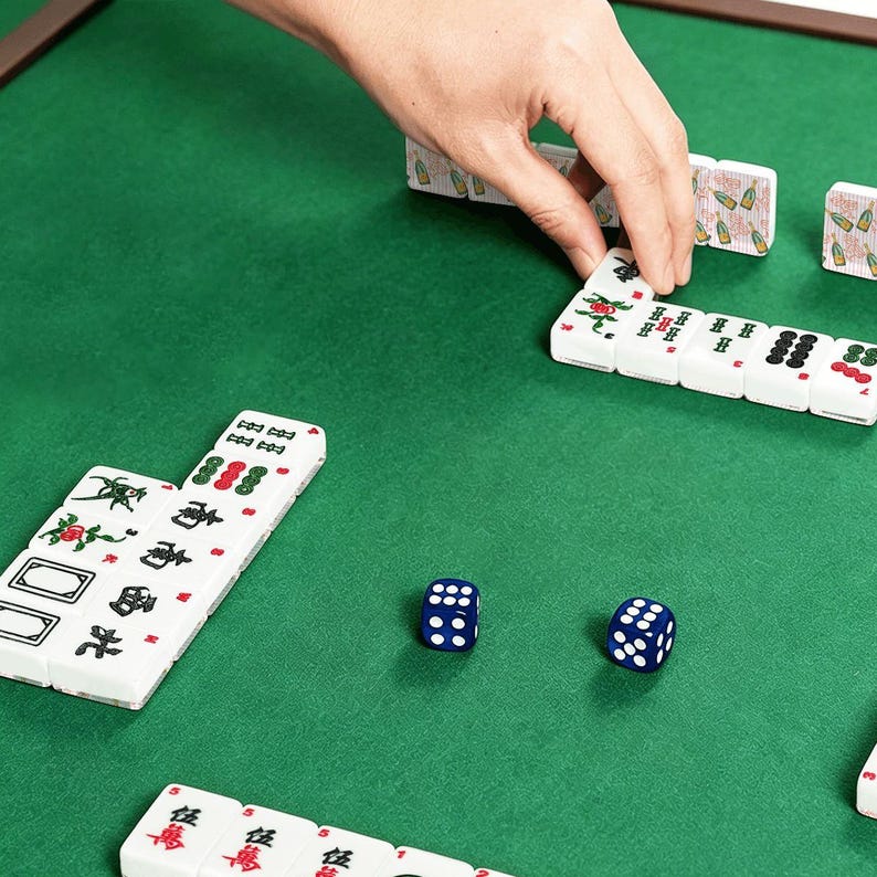Champagne More Bubble Please American Mahjong Tiles image 8