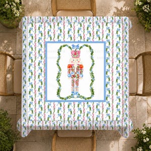 Nussknacker Weihnachten Mahjong Matte 33 "x33", Spiel oder Spiel Matte