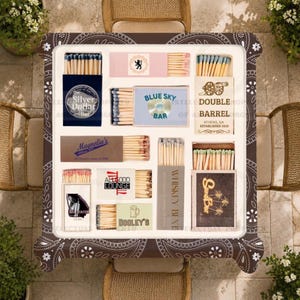 Athens, Georgia Mahjong Mat 33"x33" Downtown College Bars Match Book Art