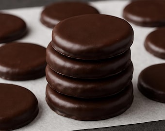 Thin mint inspired cookies