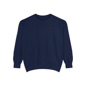 Sweatshirt | Customizable Minimal Text Crewneck | Garment Dyed | unisex sweatshirt | Wilderness Adventure | Nomad Collective image 19