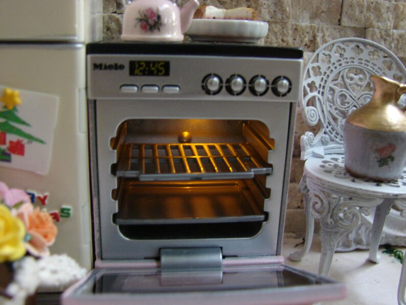 Dollhouse Miniature Shabby Pink Genuine Miele Stove with Etsy