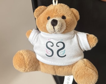 Miscarriage Support Teddy Keyring Bag Charm Plush Baby Loss Support Charity