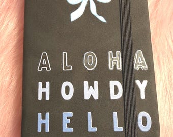 Mini Notebooks with Bow & Cowgirl Design – Cute Pocket Journals