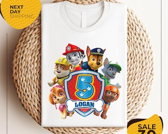 Patrol Birthday Boy/Girl Shirt | Patrol Birthday Family Shirt | Personalized Birthday Shirt | Custom Patrol Shirt | Birthday Party Shirt