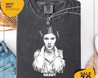 Comfort Colors® Princess Leia Rep Shirt | Princess Shirt | Disney Vacation Shirt | Resist Star Wars Shirt | Disney World Trip Gift | Galaxy